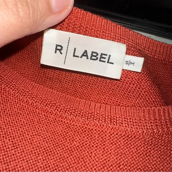 R Label The Reset Essential Pullover wool Dolman Sleeves sz S/M #G4 - Picture 3 of 4